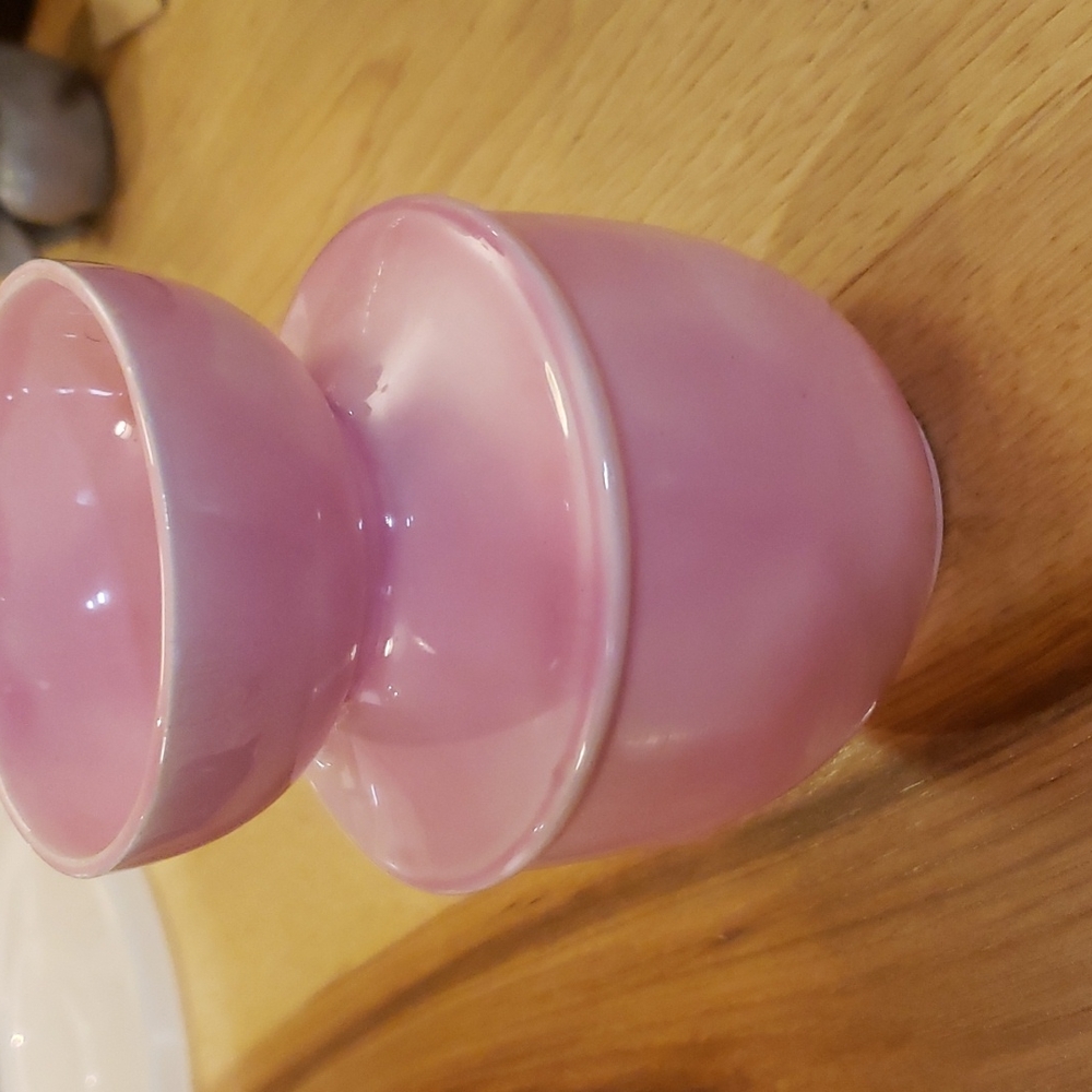 Antique pink vase